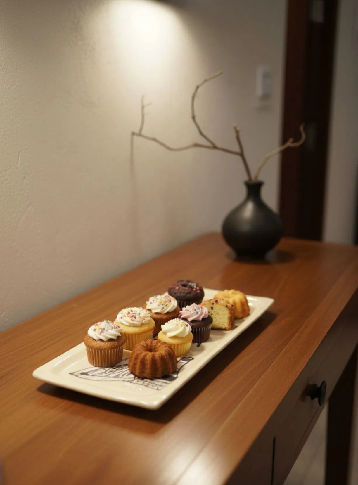 צלחת אמנות בעבודת יד - עיצוב אפריקאי