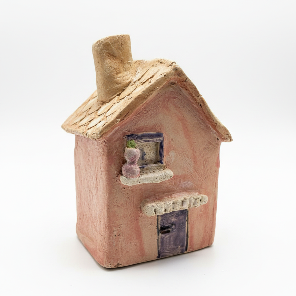 בית מבחרה מחימר בעבודת יד