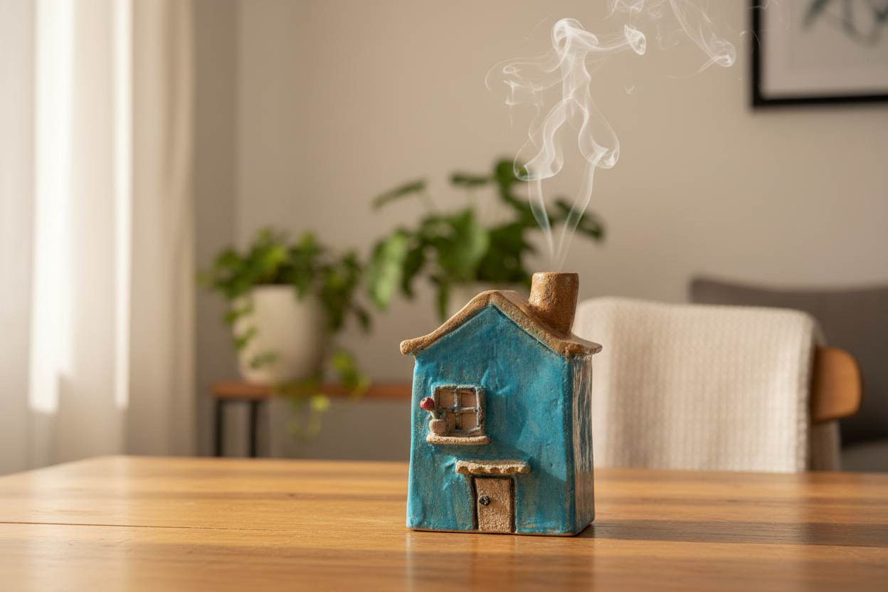 בית מבחרה מחימר בעבודת יד