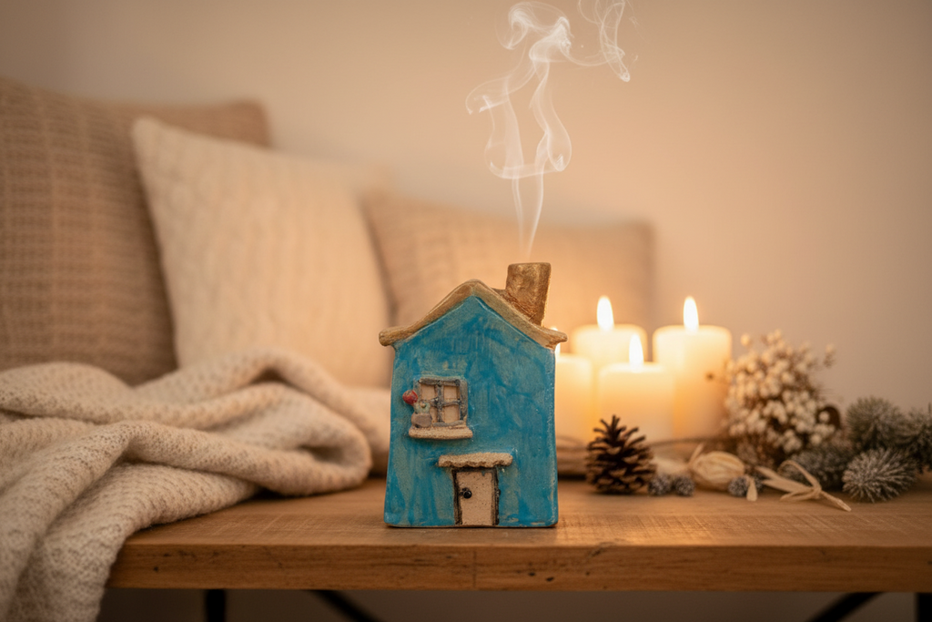 בית מבחרה מחימר בעבודת יד