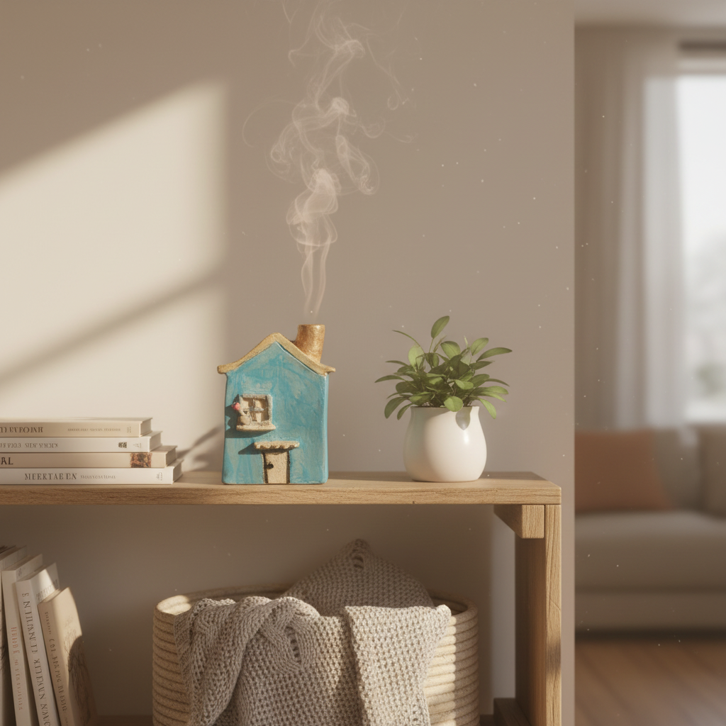 בית מבחרה מחימר בעבודת יד