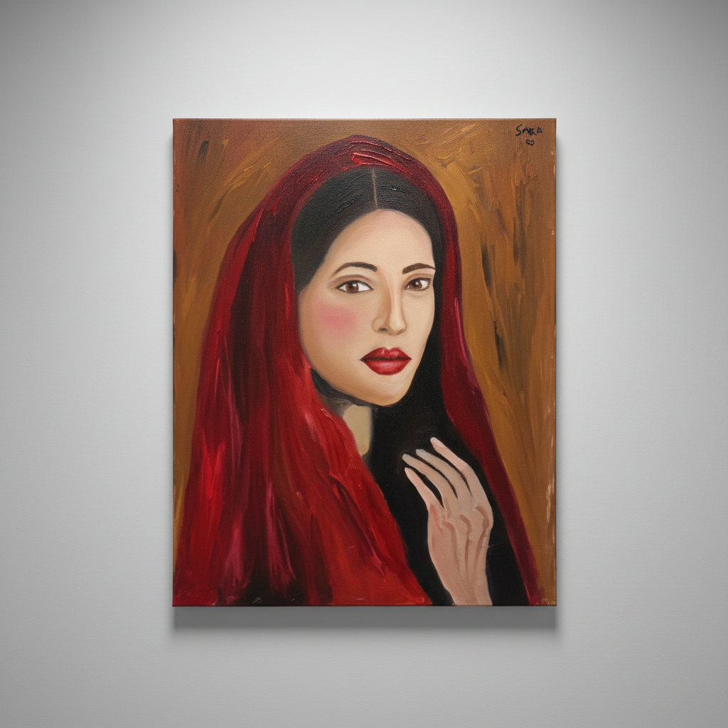 لوحة زيتية احترافية