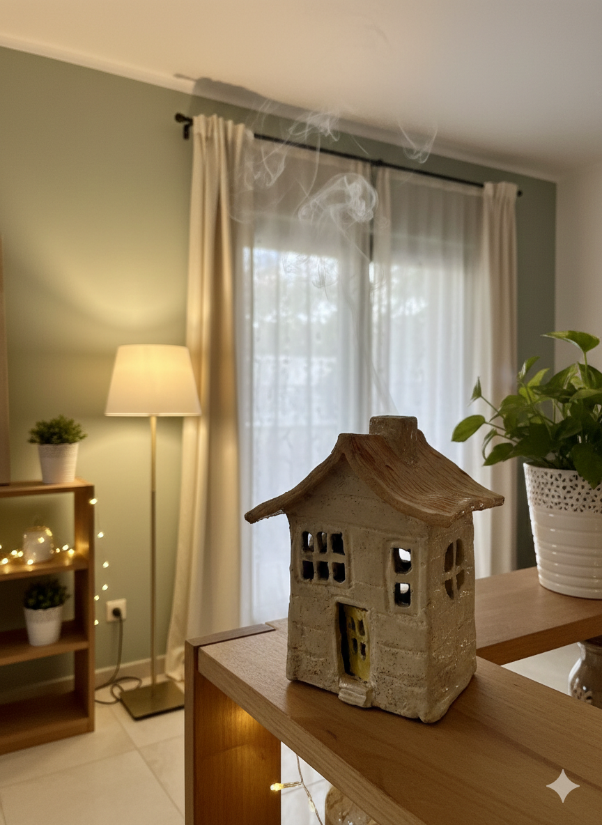 בית מבחרה מחימר בעבודת יד