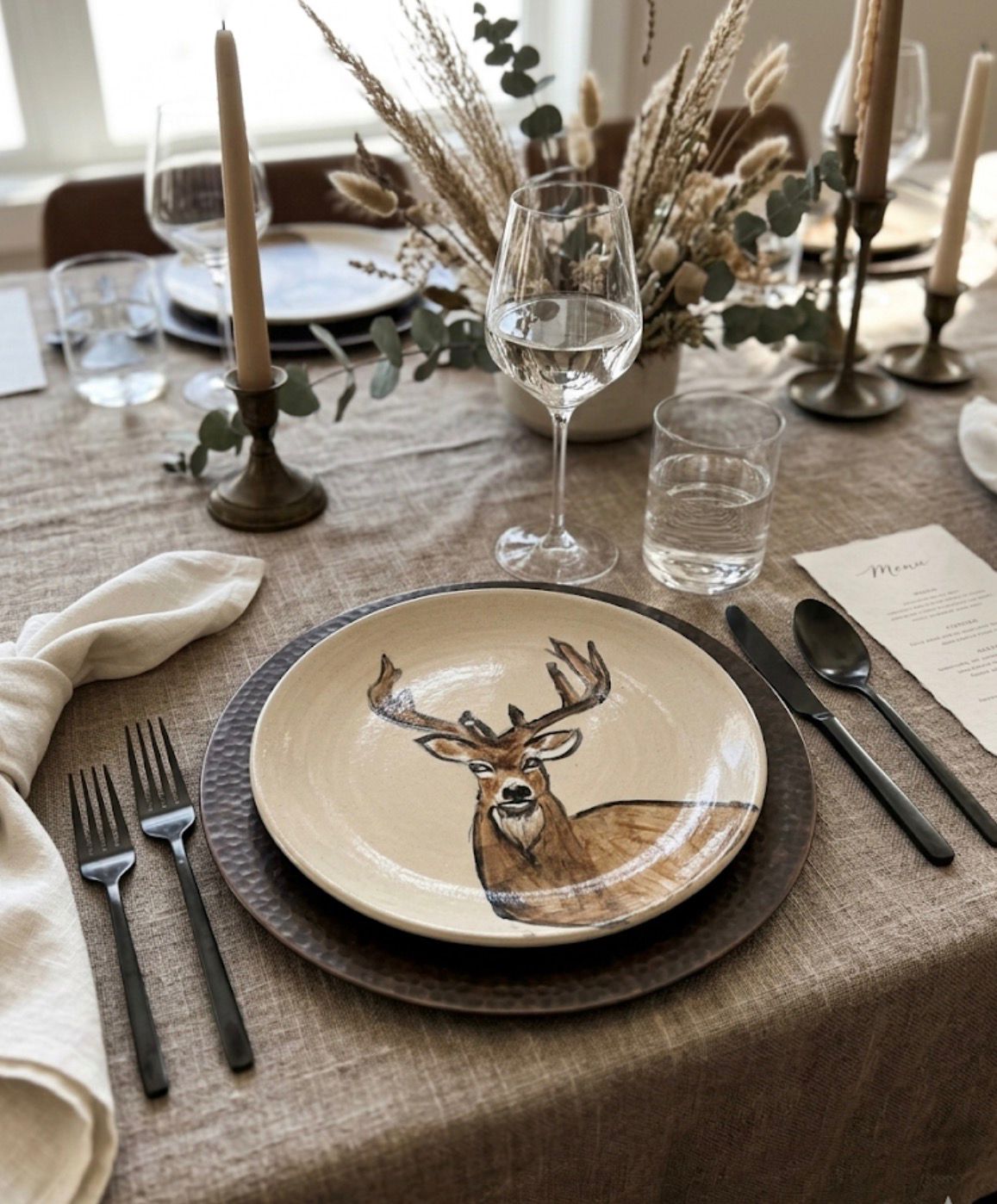 צלחת קרמיקה בעבודת יד - עיצוב אייל